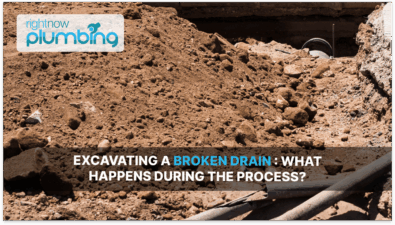Broken drain