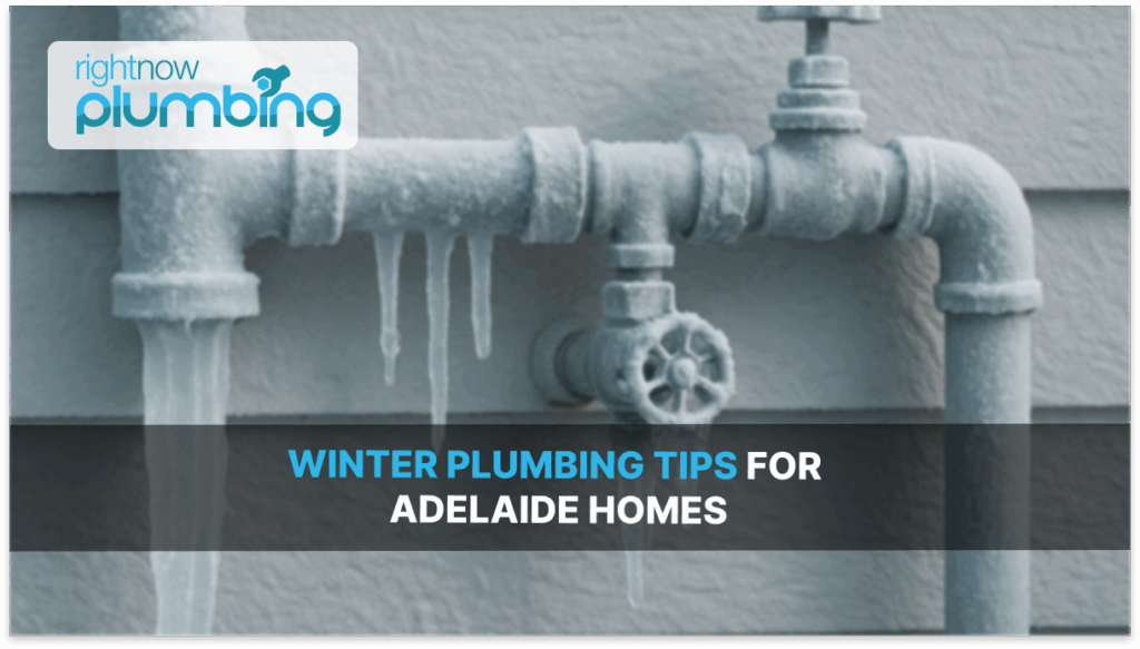 Winter plumbing inspection in Adelaide home