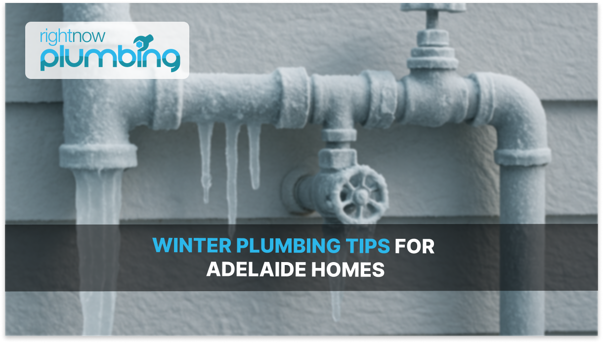Winter plumbing inspection in Adelaide home