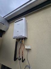 New Rinnai continuous flow hot water system installed by Right Now Plumbing Adelaide in Mitcham